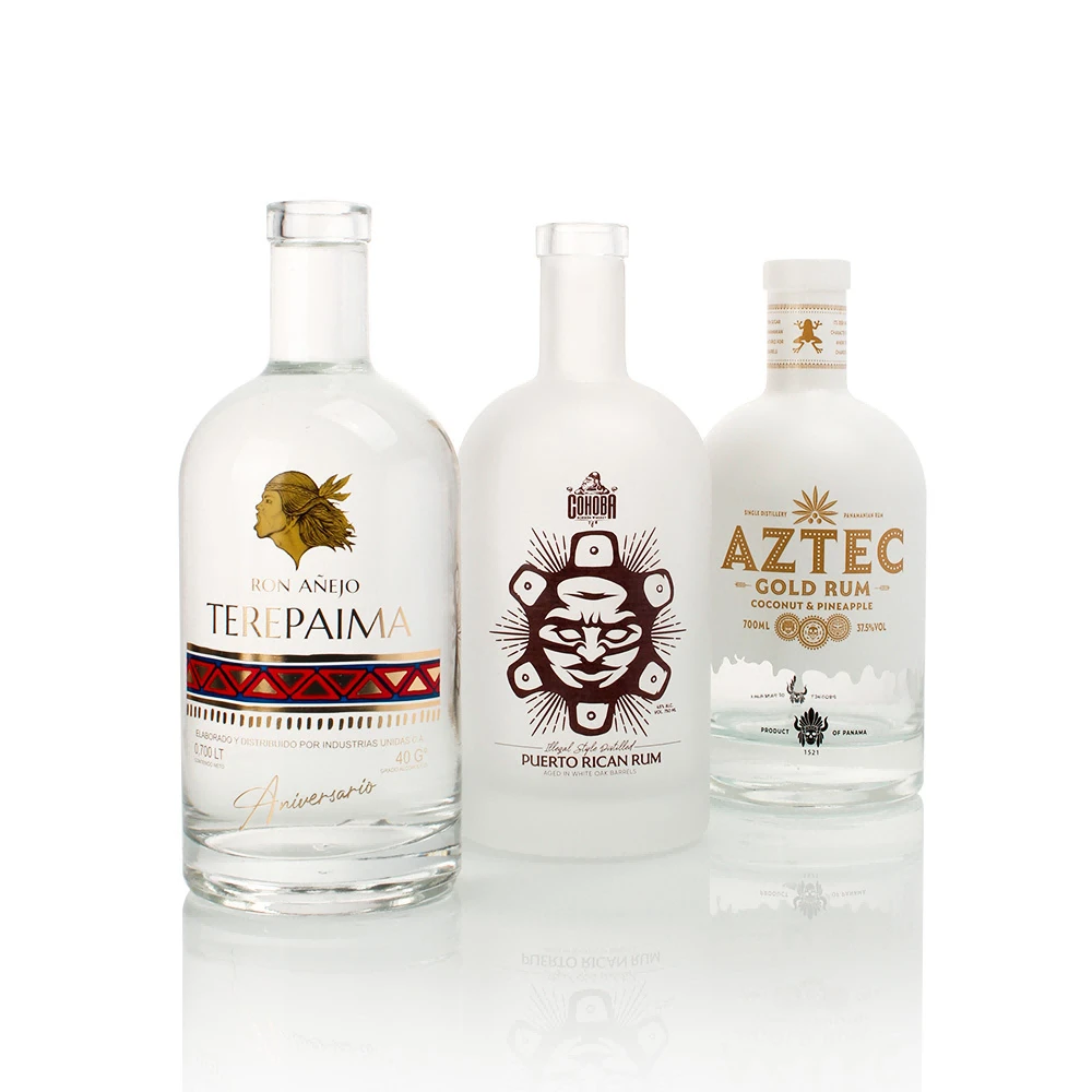 Rum bottle alignment with brand and channels Rum bottle alignment with brand and channels